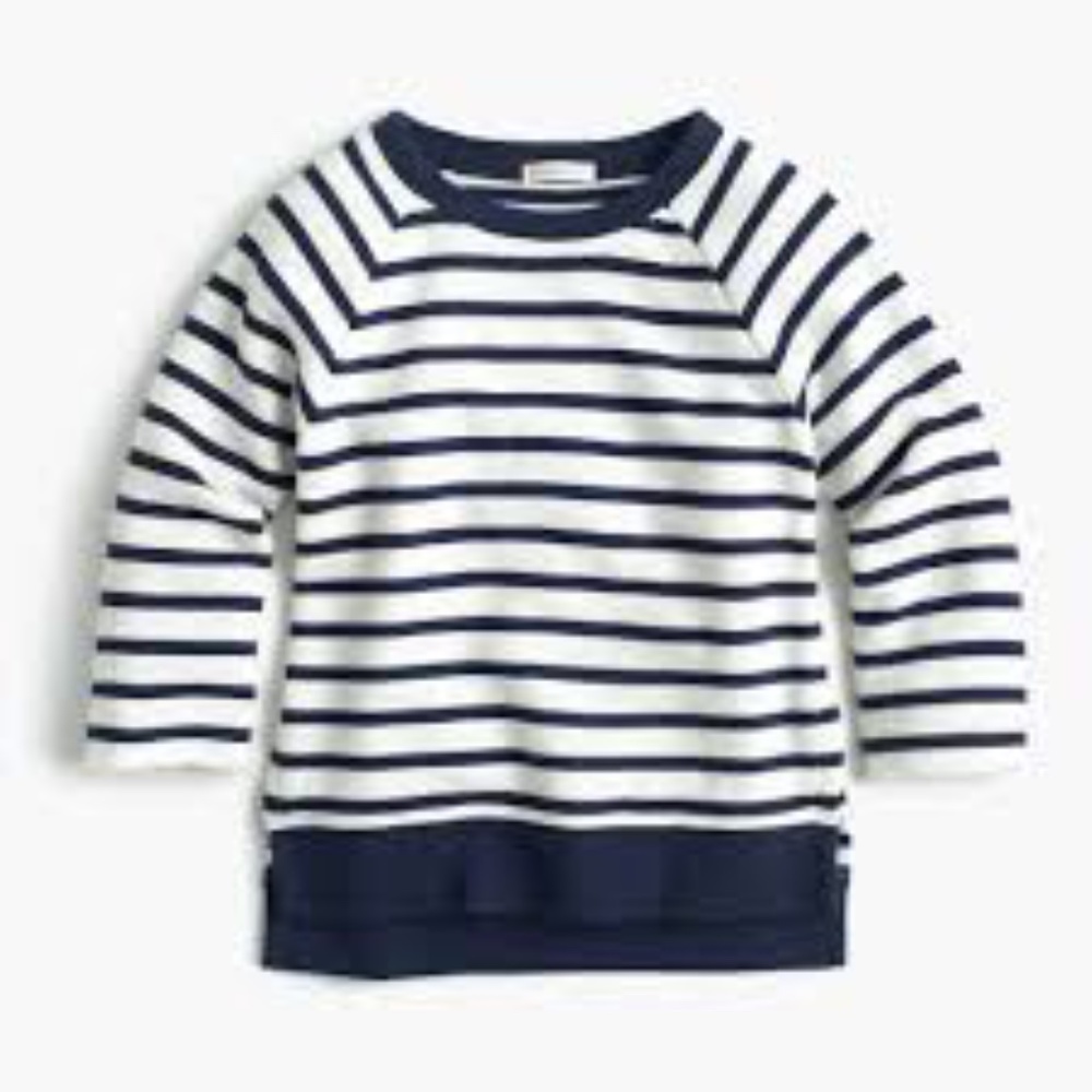 J. Crew Crewcuts Girls' Striped Sweatshirt